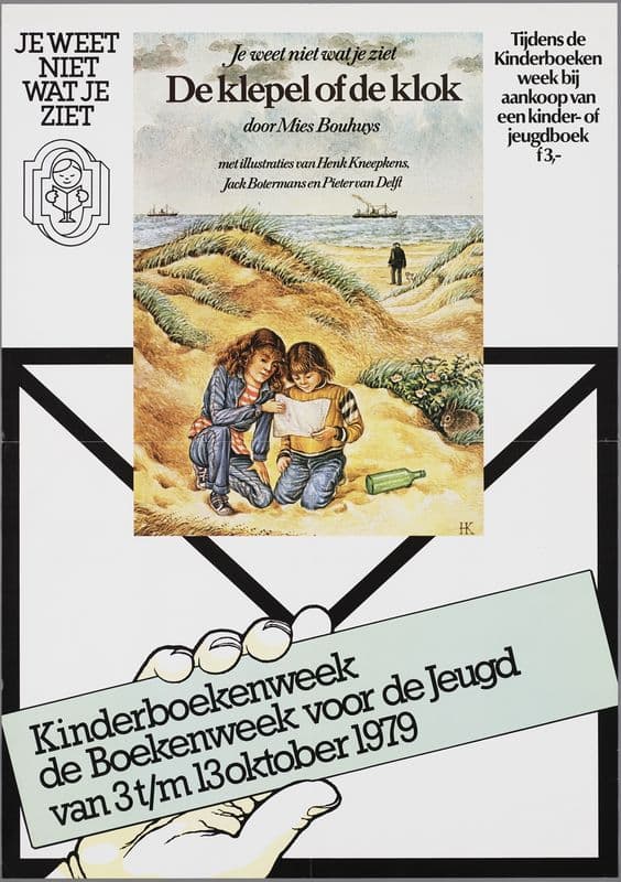Je weet niet wat je ziet ; Kinderboekenweek, de Boekenweek voor de Jeugd van 3 – 13 oktober 1979 as a canvas print