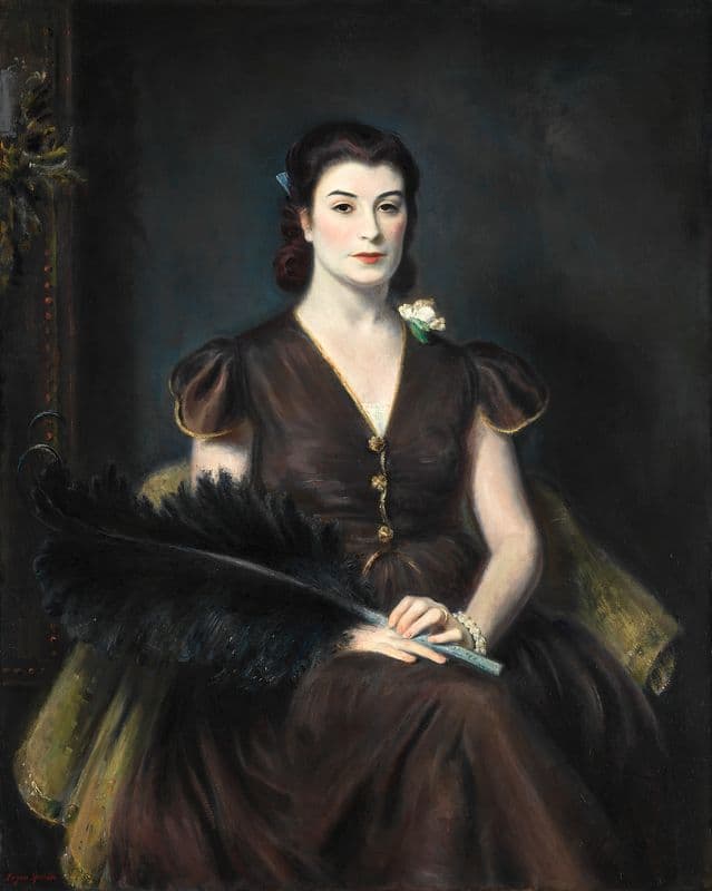 Jeanne Balzac as a canvas print