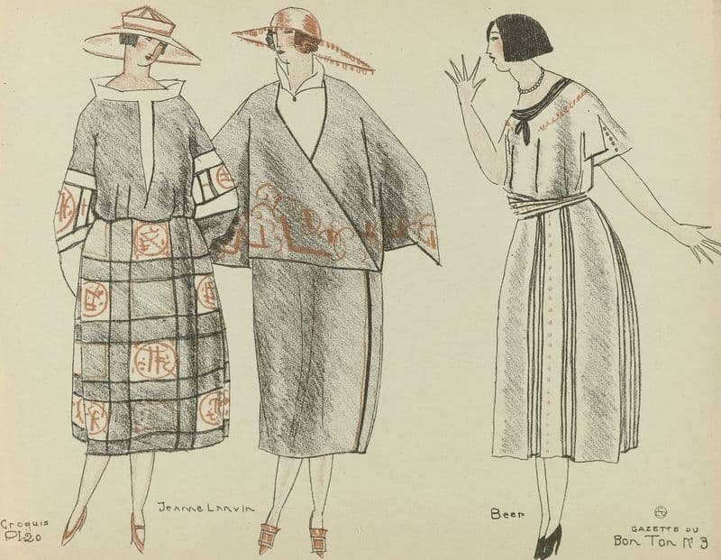 Jeanne Lanvin ; Beer as a canvas print