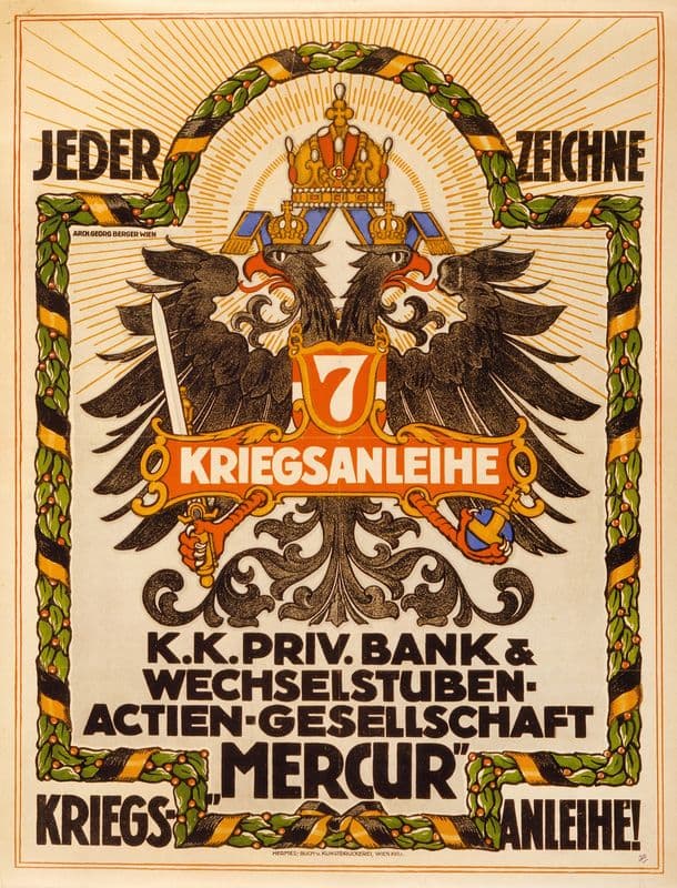 Jeder zeichne 7. Kriegsanleihe as a canvas print