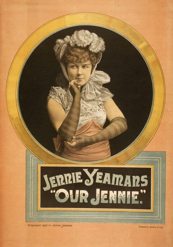 Jennie Yeamans ‘Our Jennie’ as a canvas print