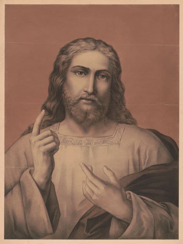 Jesus Christ as a canvas print