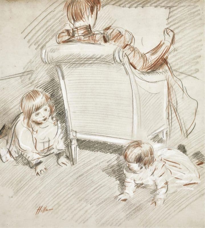 Jeu D’enfants as a canvas print
