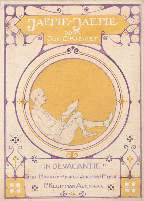 Joh. C. Kievit, Jaepie-Jaepie. In de vacantie (1905 - 1931) as a canvas print