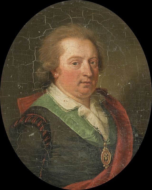 Johan Tobias Sergel (1740-1814), artist, sculptor as a canvas print