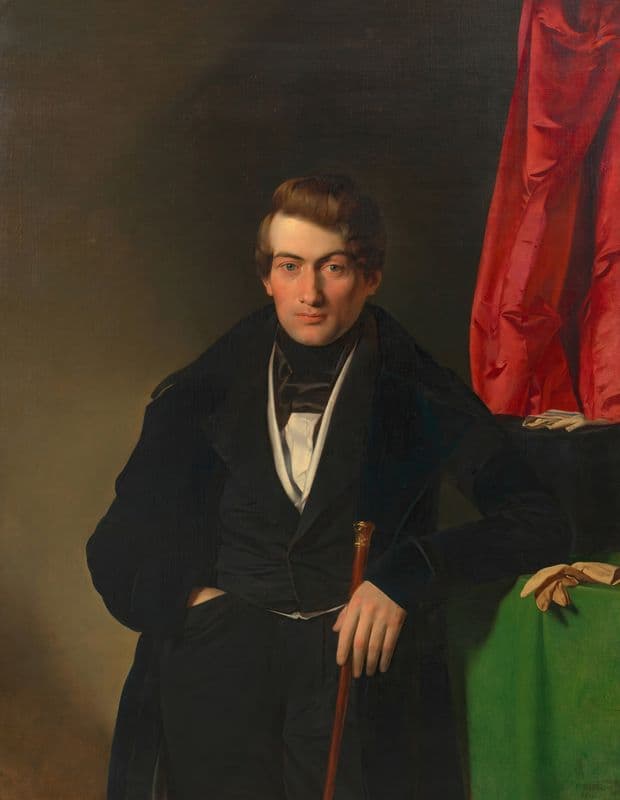 Johann Michael Schweighofer, Klavierfabrikant as a canvas print