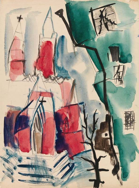 Johanneksen kirkko as a canvas print