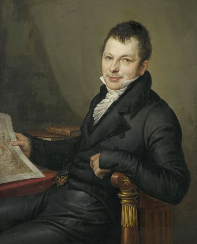 Johannes Hermanus Molkenboer(1773-1834). Art Collector as a canvas print