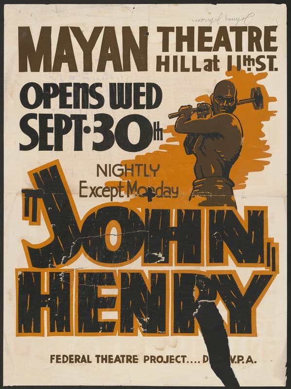 John Henry (1934-1943) as a canvas print
