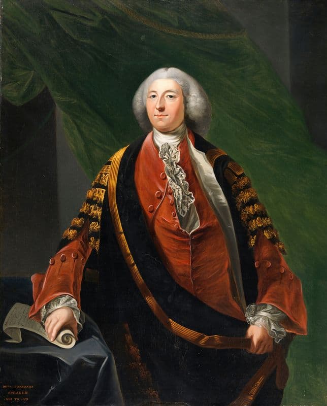 John Ponsonby (1713-1789), Speaker (c.1772) as a canvas print