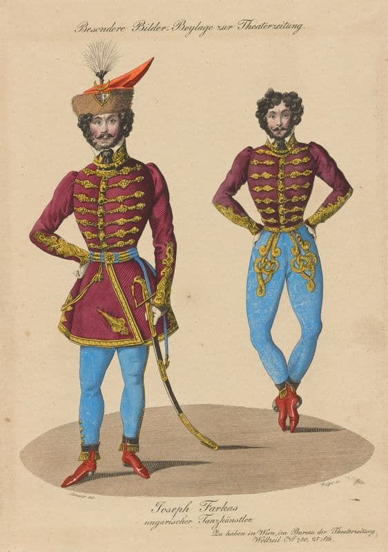 Joseph Farkas ungarischer Tanzkünstler as a canvas print