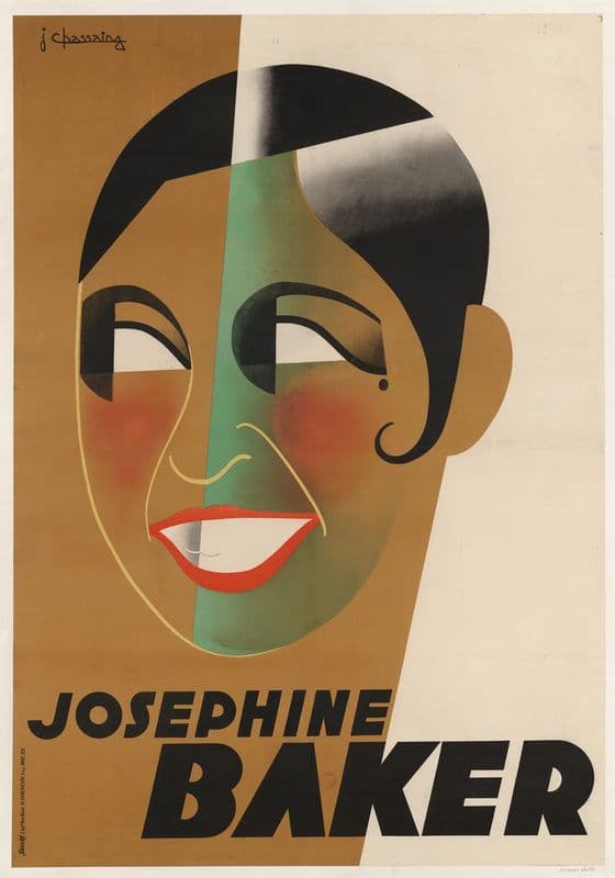 Joséphine Baker as a canvas print