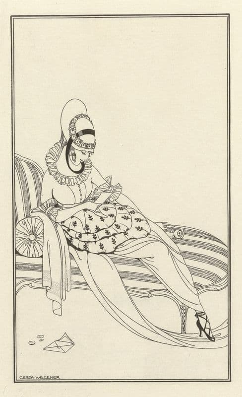 Journal des Dames et des Modes, Costumes Parisiens, 1914, No. 162 as a canvas print