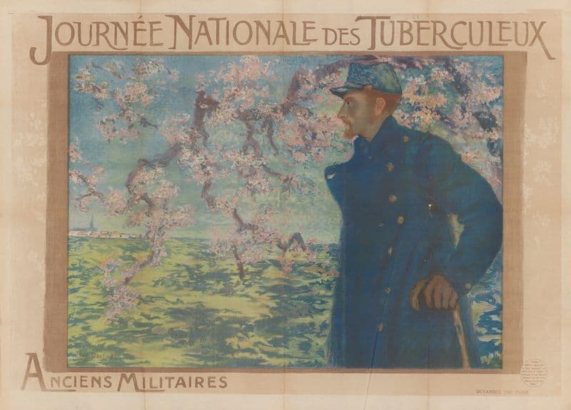 Journée nationale des tuberculeux anciens militaires as a canvas print
