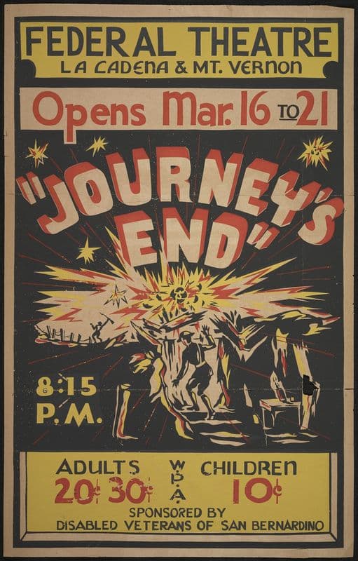 Journey’s End (1934-1943) as a canvas print