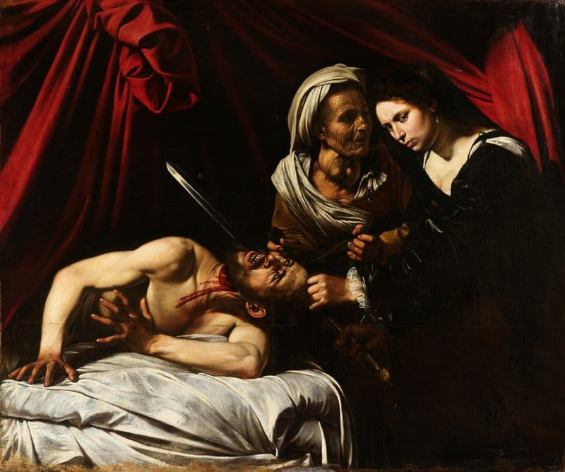 Judith Beheading Holofernes (circa 1598-1610) as a canvas print