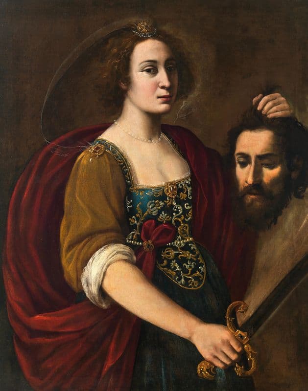 Judith with the head of Holofernes (17th Century) as a canvas print