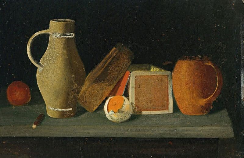 Jug, Book, Box And Mug as a canvas print