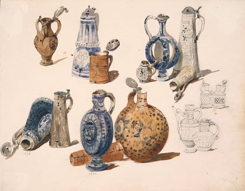 Jugs and Jars as a canvas print