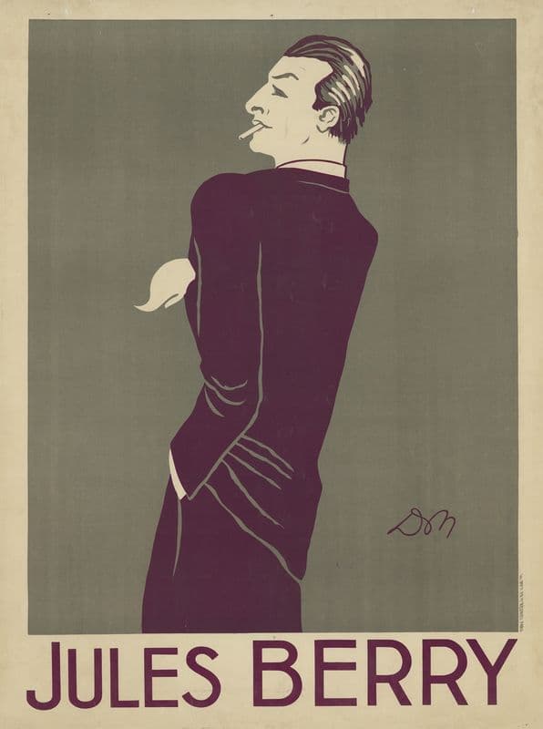 Jules Berry as a canvas print