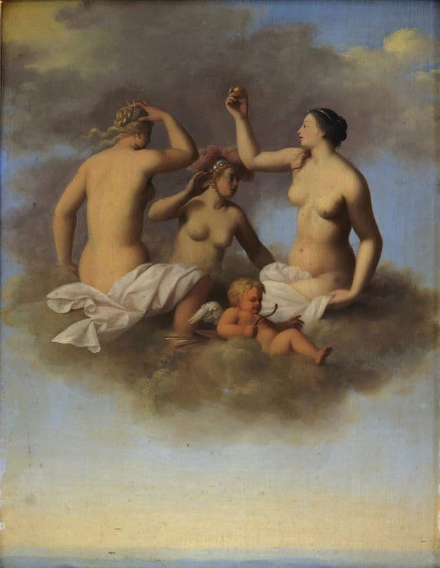 Juno, Minerva and Venus with Cupid (1645 – 1680) as a canvas print
