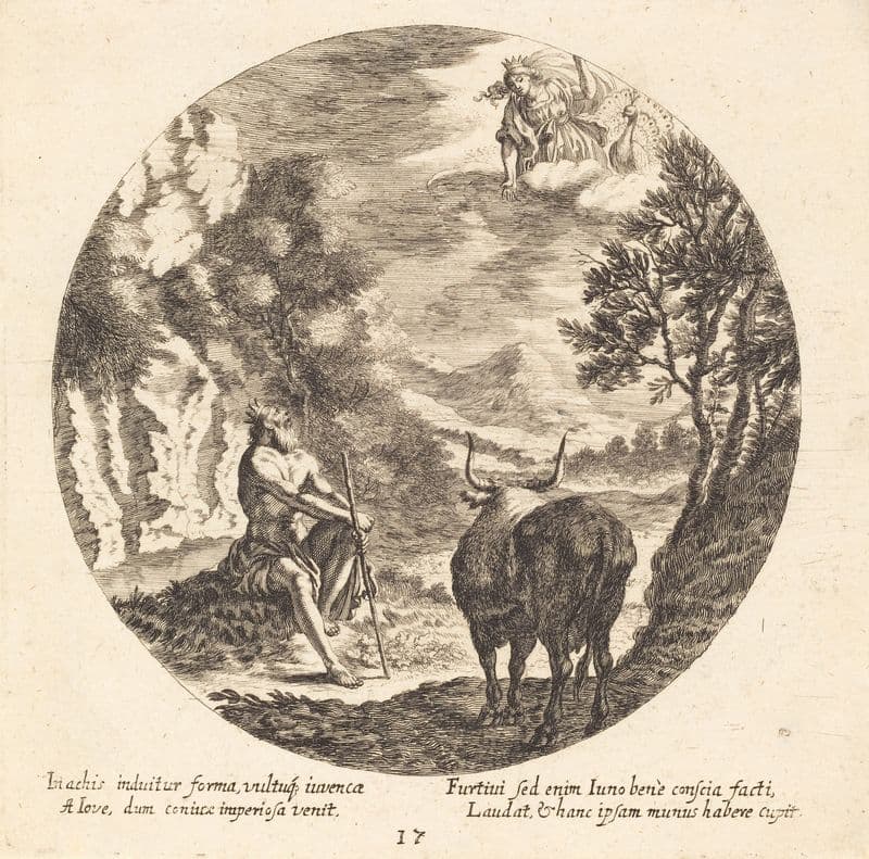Jupiter Changing Io to a Cow as a canvas print