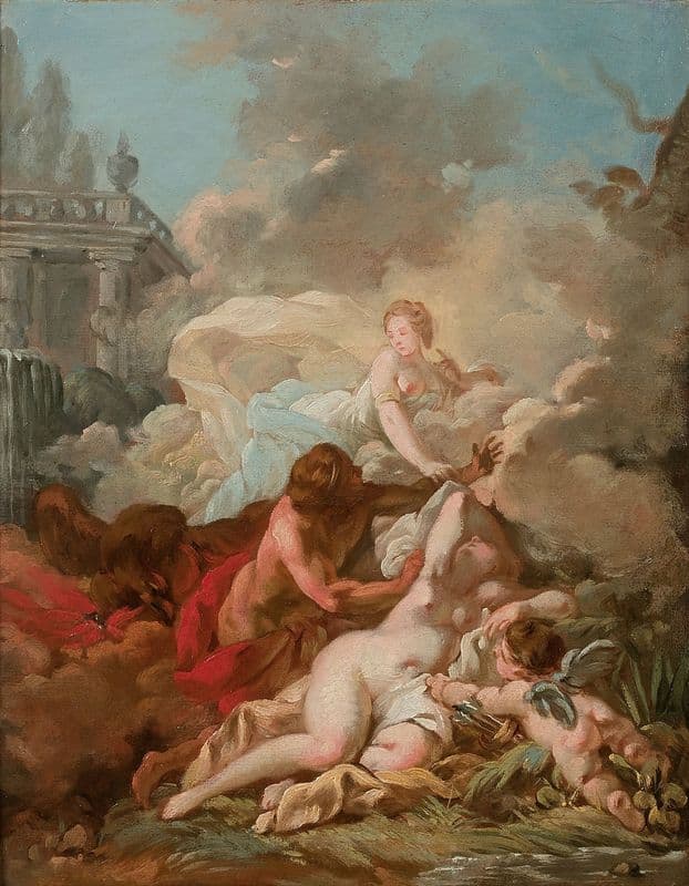Jupiter et Sémélé as a canvas print