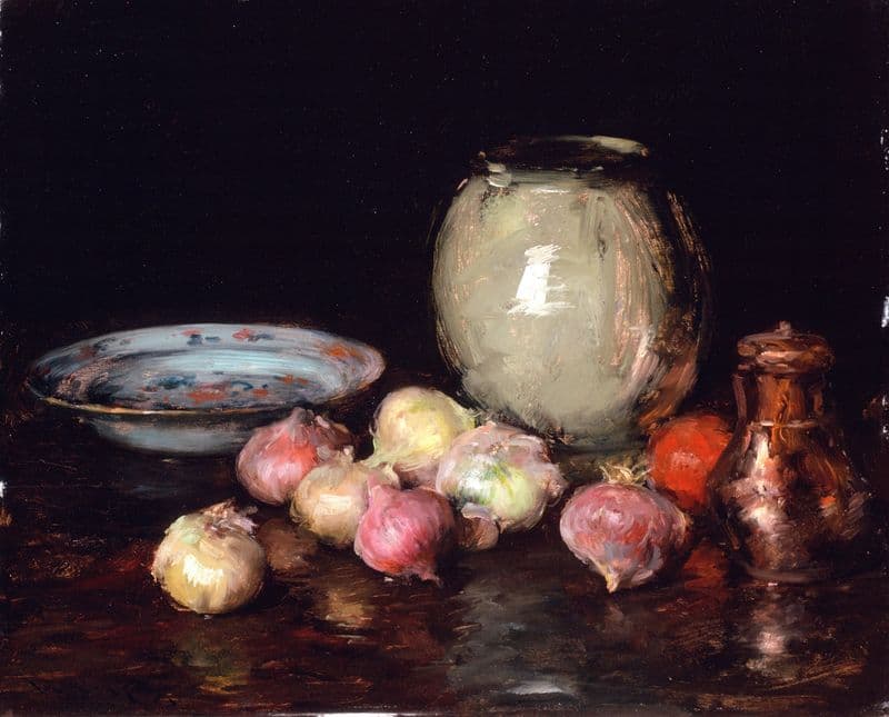 Just Onions as a canvas print