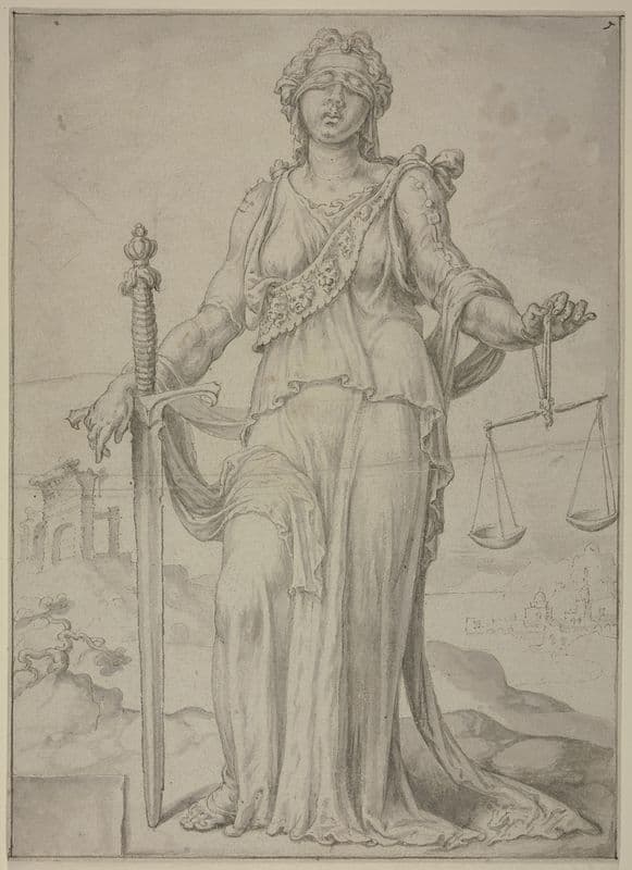 Justice as a canvas print