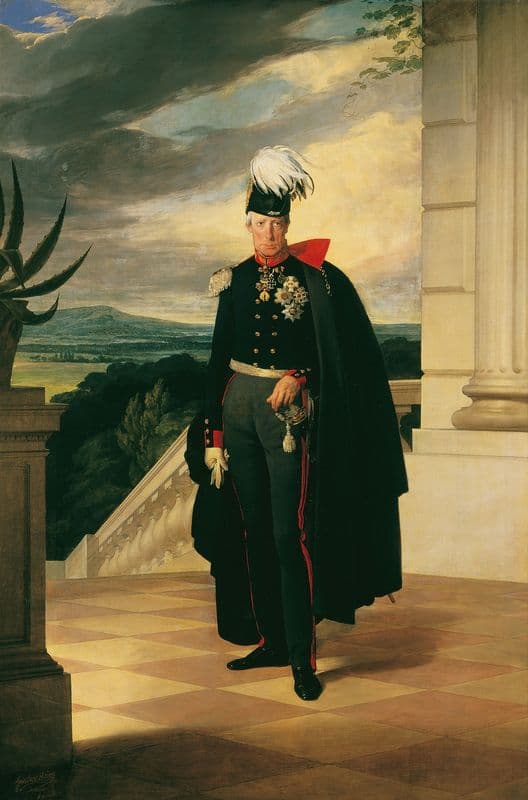 Kaiser Franz I. von Österreich in preußischer Generalsuniform as a canvas print