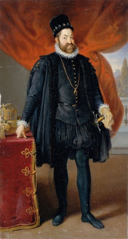 Kaiser Rudolf II. as a canvas print