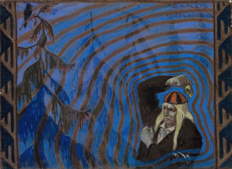 Kalevipoeg kellukesega (between 1914 and 1915) as a canvas print
