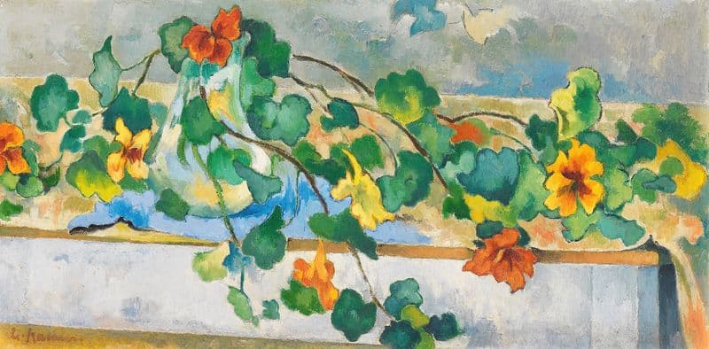 Kapuzinerkresse as a canvas print
