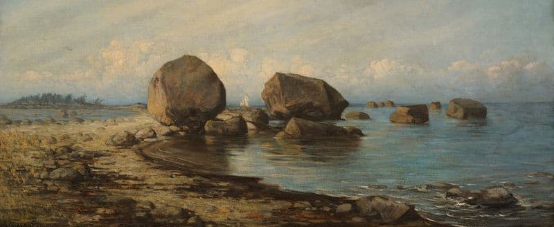 Käsmu Beach (between 1889 and 1890) as a canvas print