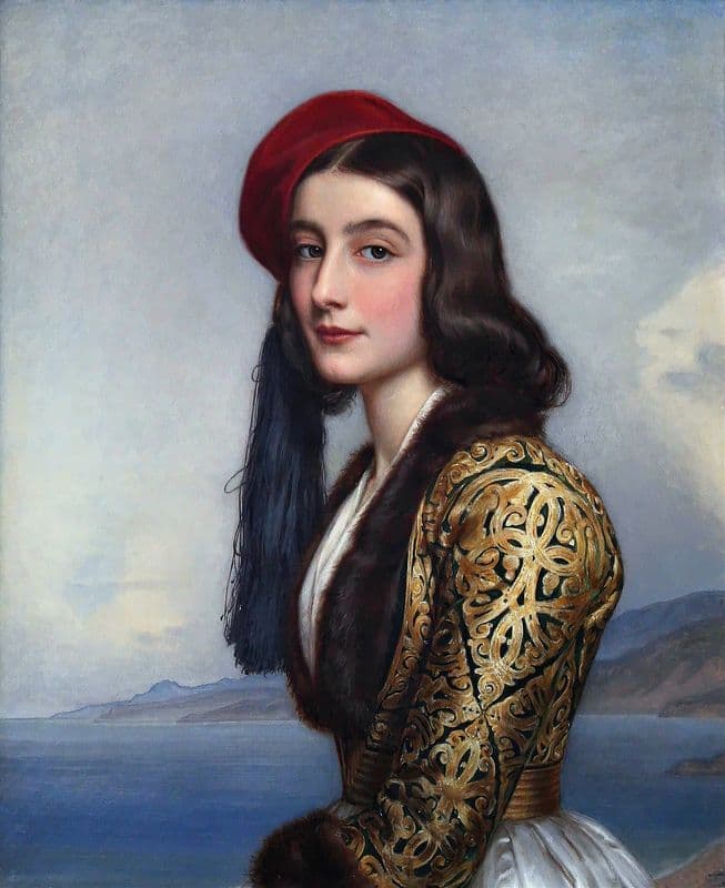 Katerina Rosa Botsaris as a canvas print