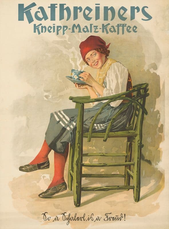 Kathreiners Kneipp-Malzkaffee (ca. 1900 - 1914) as a canvas print