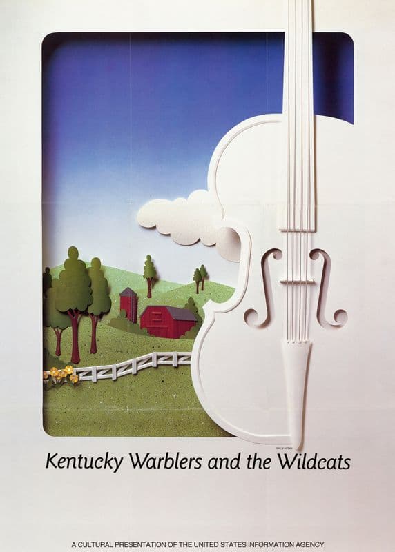 Kentucky Warblers and the Wildcats. as a canvas print