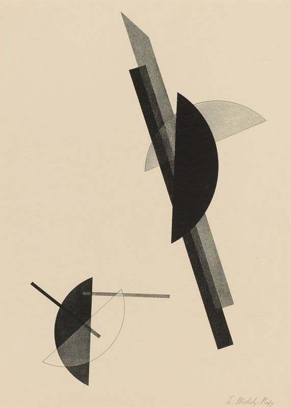 Kestnermappe; Komposition (One Plate) (Passuth 125) (1922-23) as a canvas print