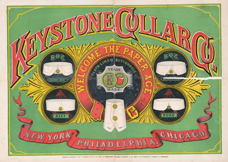 Keystone Collar Co., welcome to the paper age as a canvas print