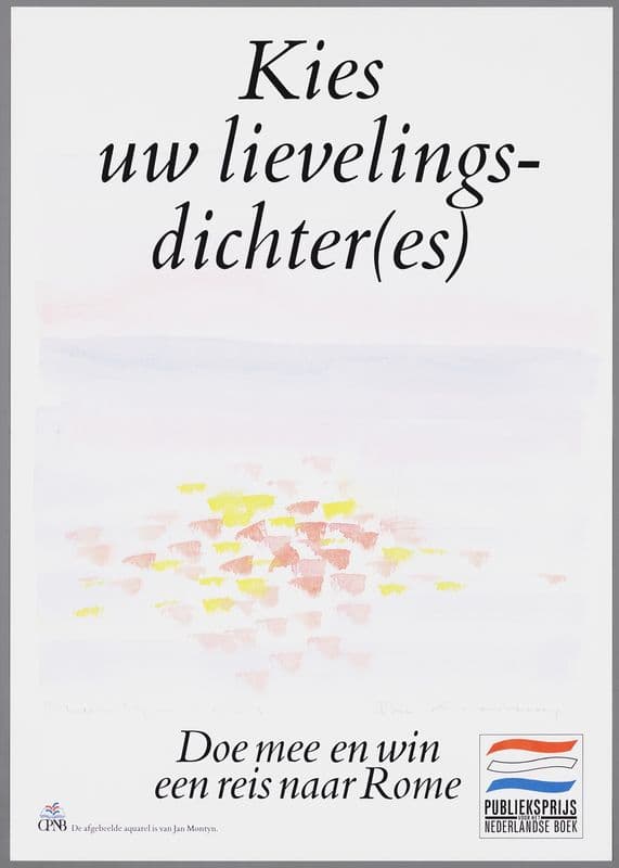 Kies uw lievelingsdichter(es) as a canvas print