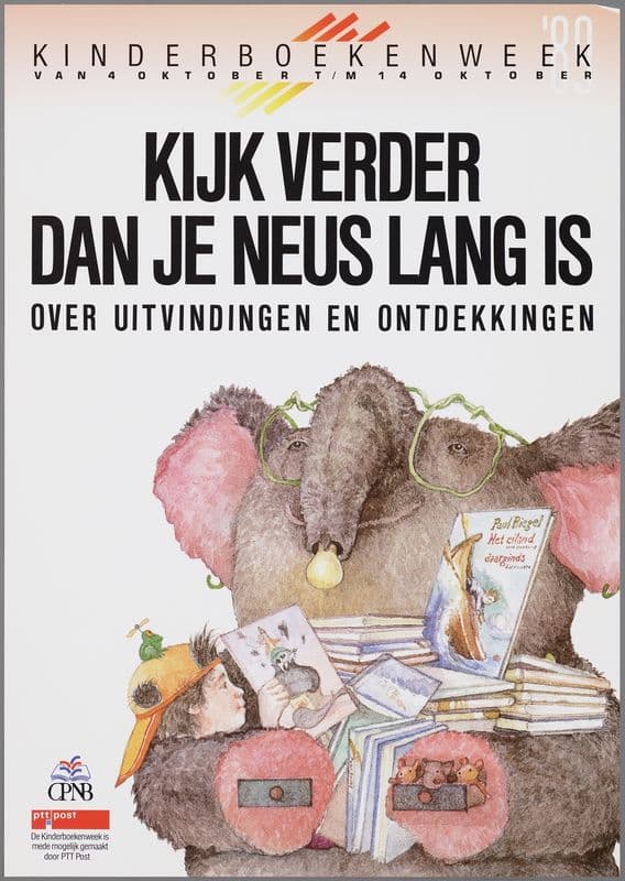 Kijk verder dan je neus lang is; over uitvindingen en ontdekkingen as a canvas print