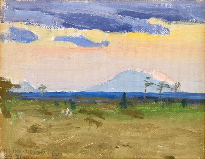 Kilima-Ndjaro, 22 VI as a canvas print