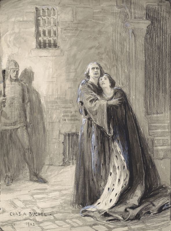 King Richard II, V, 1, as performed at His Majesty’s Theatre as a canvas print