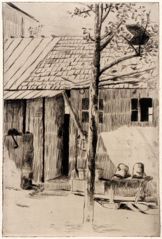 Kitchen Well (ca. 1887-1893) as a canvas print
