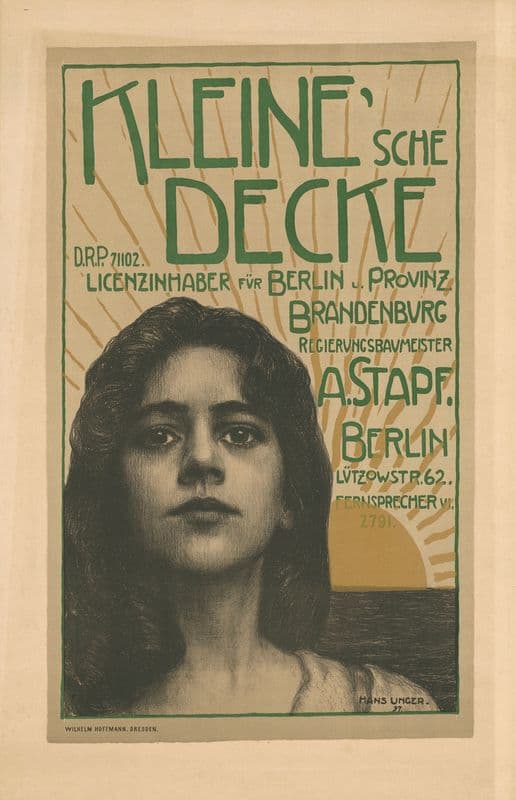 Kleine’sche Decke as a canvas print