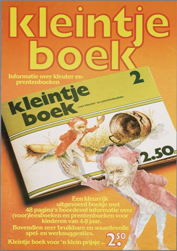 kleintje boek 2 ; over kleuter- en prentenboeken as a canvas print