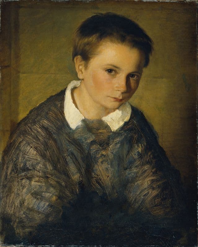 Knabenbildnis as a canvas print