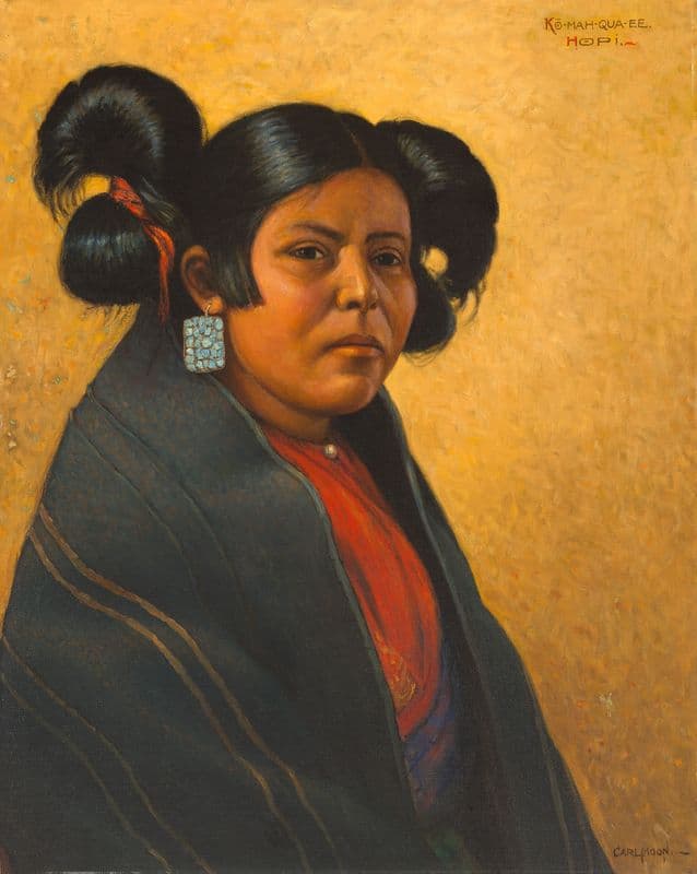 Komah-qua-ee (ca. 1937-1943) as a canvas print