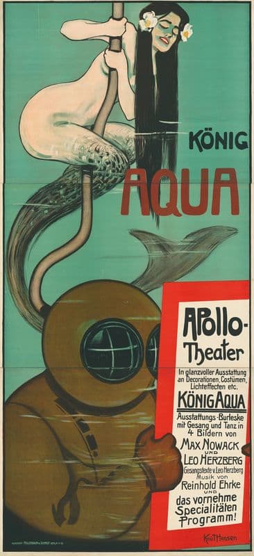 König Aqua. Apollo Theater (1901 - 1902) as a canvas print