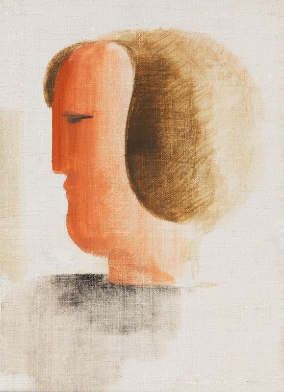Kopf nach links as a canvas print